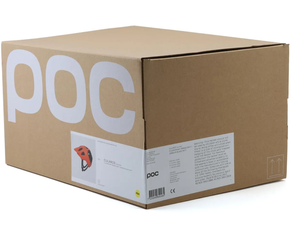 POC Helmets|Clothing Sale|Cularis MIPS Helmet (Fluorescent Orange Matte/Uranium Black Matte) (S)