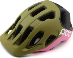 POC Helmets|Helmets|Cularis MIPS Helmet (Olive Green/Pink Matte) (L)