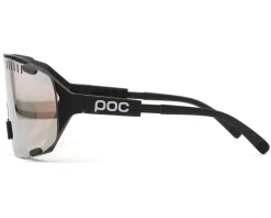 POC Sunglasses & Goggles|Devour Mid Sunglasses (Uranium Black) (Partly Sunny Silver/Clear) (Clarity Trail)