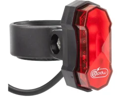 Portland Design Works E-Bike Parts|Bike Lights|Kepler E-Bike Tail Light (Black) (25 Lumens)