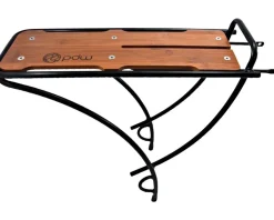 Portland Design Works Racks, Fenders, & Trailers|Payload Rear Rack w/ Bamboo Deck (Brown/Black) (Steel)