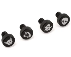Portland Design Works Racks, Fenders, & Trailers|Bottle Cages & Mounts|Zit Bitz Decorative Frame Bolts (Black) (Creatur) (4-Pack)