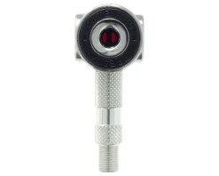 Prestacycle Pumps & Co2|Pumps & Co2|Pro Presta Head (Silver) (Also Works w/Clik)