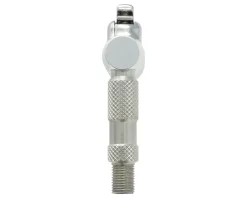 Prestacycle Pumps & Co2|Pumps & Co2|Pro Schrader Head (Silver)
