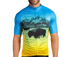 Primal Wear Clothing Sale|Jerseys|Men's Prisma Short Sleeve Jersey (Grand Teton National Park) (S)