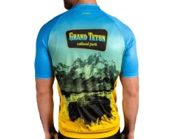 Primal Wear Clothing Sale|Jerseys|Men's Prisma Short Sleeve Jersey (Grand Teton National Park) (S)