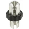 Problem Solvers Cables & Housing|Derailleurs & Parts|10mm Brake Lever Adjusting Barrel (Silver/Black) (Pair)