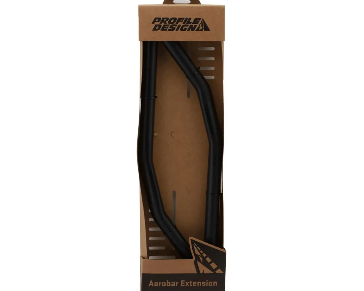 Profile Design Handlebars|Holiday Shopping|39a Aluminum Aerobar Extensions (Black) (400mm) (22.2mm Clamp)