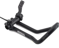 Profile Design Handlebars|Airstryke II Aluminum Aerobar (Black) (Ergo Armrests, L2 Flip-Up Bracket)