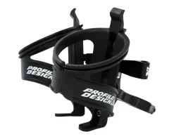 Profile Design Bottle Cages & Mounts|Aqua Rack ii Dual Water Bottle Cage (Black) (Seatpost Mount) (w/ Co2 Cartridge Mount)