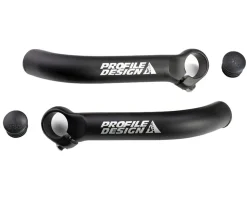Profile Design Handlebars|Brief Bar Ends (Black)