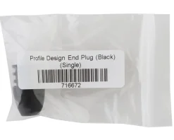Profile Design Handlebars|Ergonomic Aerobar End Plug (Black) (Single)