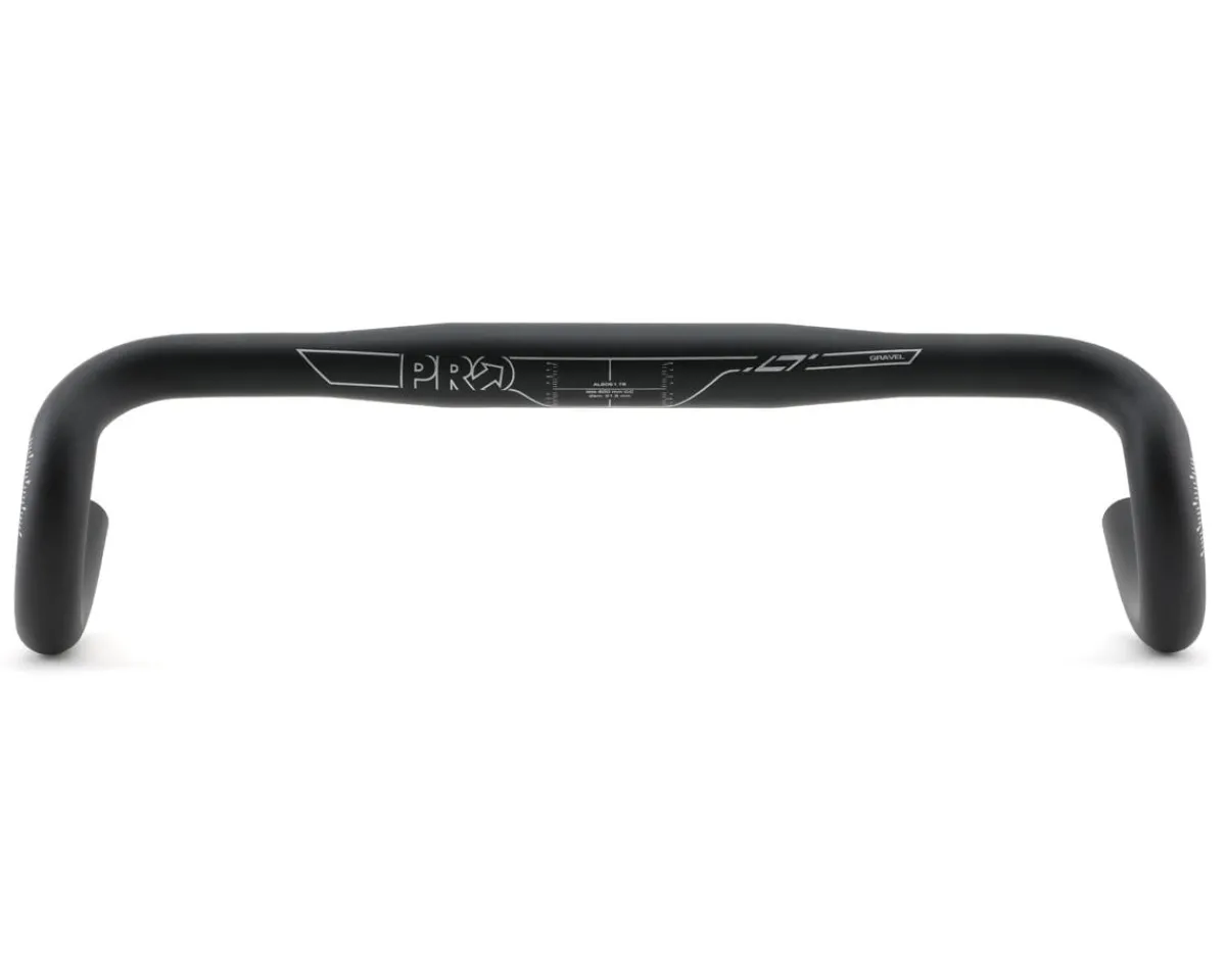PRO Handlebars|LT Gravel Alloy Handlebar (Black) (31.8mm) (40cm)