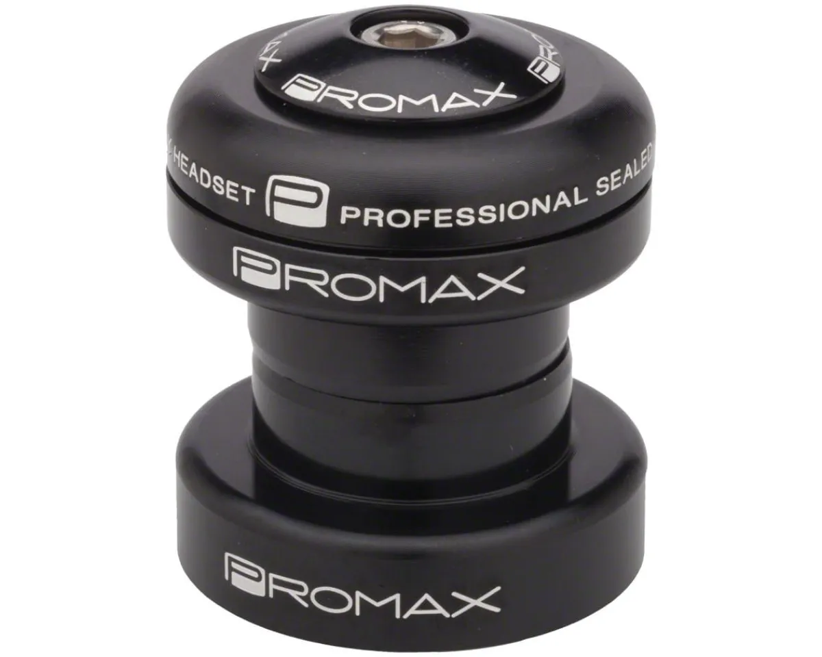 Promax Headsets & Spacers|PI-1 Press-in 1" Headset (Black) (Alloy Sealed Bearing) (EC30/25.4) (EC30/26)