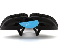 PRO Saddles & Seats|Stealth 3D Performance Saddle (Black) (Stainless Steel Rails) (152mm)