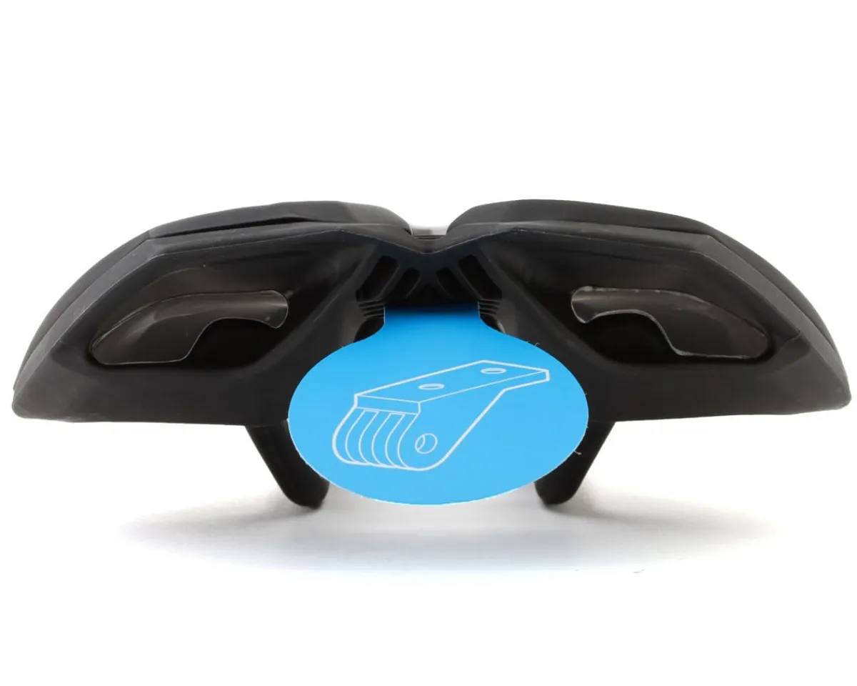 PRO Saddles & Seats|Stealth Performance Saddle (Black) (Stainless Steel Rails) (142mm)