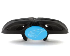 PRO Saddles & Seats|Stealth Team Saddle (Black) (Carbon Rails) (152mm)