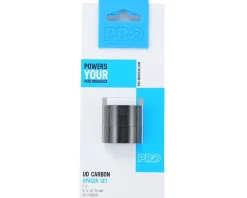 PRO Headsets & Spacers|1-1/8" UD Carbon Headset Spacer Set (Black) (3, 5, 10, 15mm)
