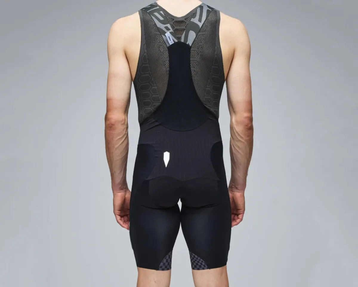 Q36.5 Shorts & Bibs|Gregarius Pro Bib Short (Check Grey) (S)