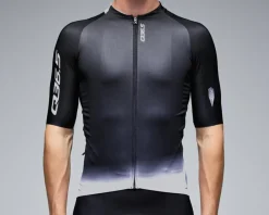 Q36.5 Jerseys|Summer Essentials|Gregarius Pro Collar Fade Jersey (Black) (S)
