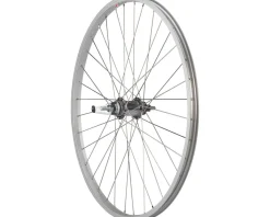 Quality Wheels Wheels & Parts|Single Wall Coaster Brake Rear Wheel (Silver) (3-Prong Cog) (3/8" x 124mm) (26")