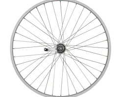 Quality Wheels Wheels & Parts|Single Wall Coaster Brake Rear Wheel (Silver) (3-Prong Cog) (3/8