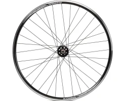 Quality Wheels Wheels & Parts|Track Double Wall Front Wheel (Black) (9 x 100mm) (700c)