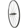 Quality Wheels Wheels & Parts|Value Double Wall Series Disc/Rim Rear Wheel (Black) (Shimano HG) (QR x 135mm) (700c) (Centerlock)