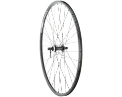 Quality Wheels Wheels & Parts|Value Double Wall Series Disc/Rim Front Wheel (Black) (QR x 100mm) (700c) (Centerlock)
