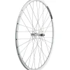 Quality Wheels Wheels & Parts|Value Double Wall Series Track Front Wheel (Silver) (9 x 100mm) (700c) (Cartridge)