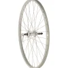 Quality Wheels Wheels & Parts|Value Single Wall Series Rear Wheel (Silver) (Freewheel) (QR x 135mm) (26")