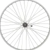 Quality Wheels Wheels & Parts|Value Single Wall Series Coaster Brake Rear Wheel (700c) (3/8" x 124mm) (Coaster Brake) (3 Prong Cog) (Silver)