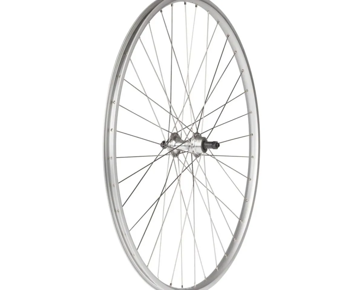 Quality Wheels Wheels & Parts|Value Single Wall Series Rear Wheel (27") (QR x 130mm) (Rim Brake) (Freewheel) (Silver) (Clincher)
