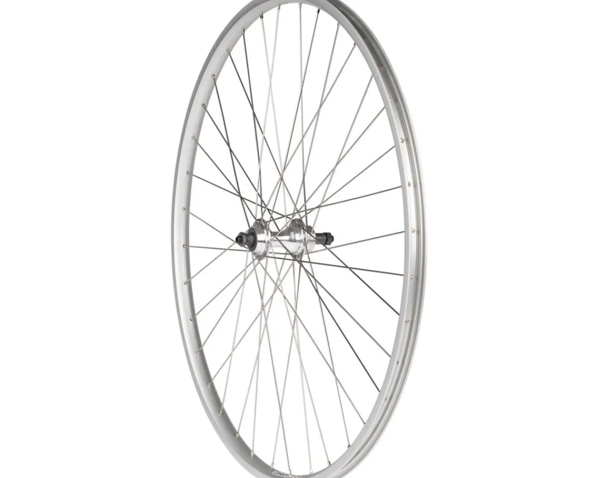 Quality Wheels Wheels & Parts|Value Single Wall Series Rear Wheel (27") (QR x 130mm) (Rim Brake) (Freewheel) (Silver) (Clincher)