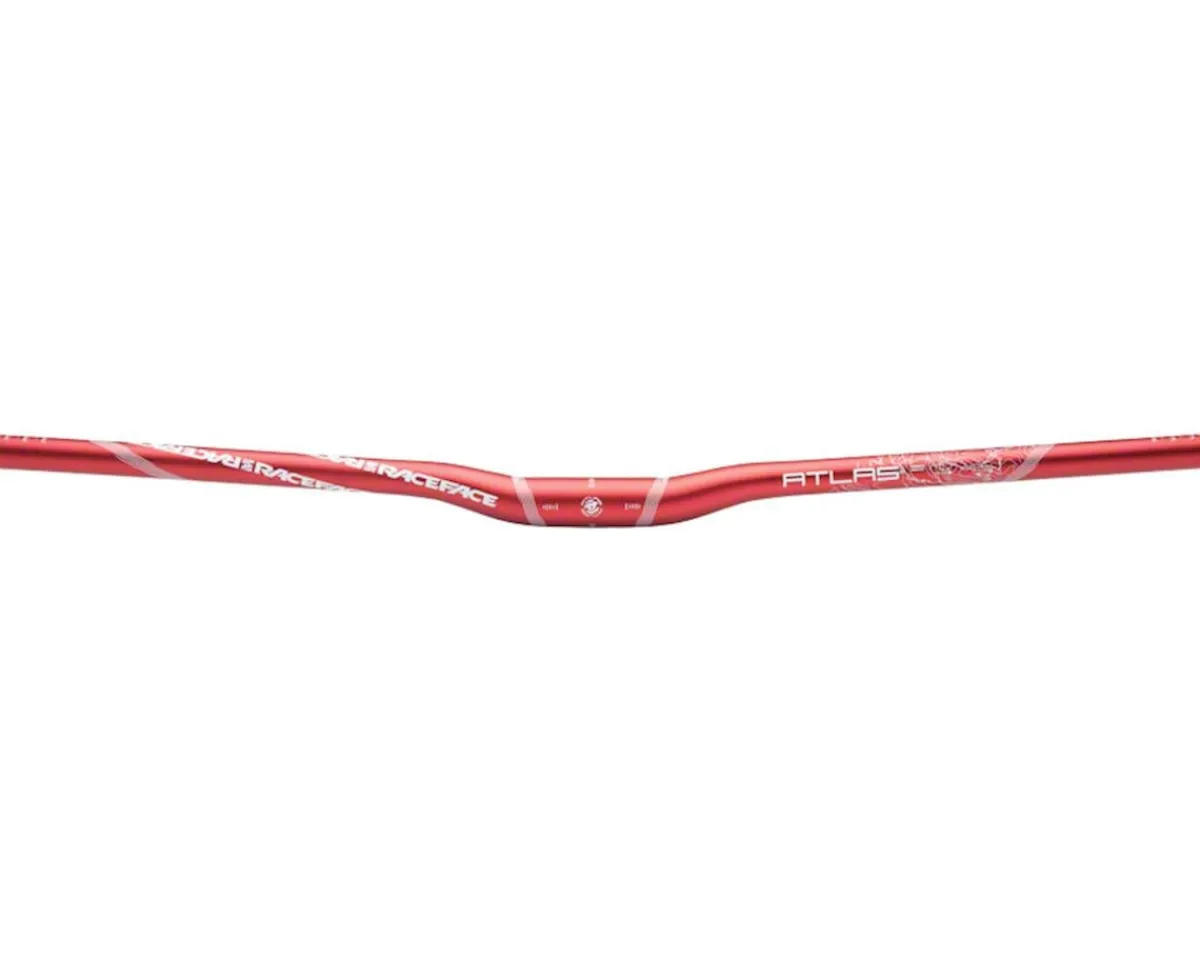 Race Face Handlebars|Atlas Riser Handlebar (Red) (31.8mm) (13mm Rise) (785mm) (4/8° Sweep)