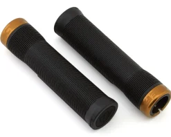 Race Face Grips & Handlebar Tape|Chester Lock-On Grips (Black/Kash Money) (31mm)