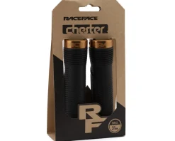 Race Face Grips & Handlebar Tape|Chester Lock-On Grips (Black/Kash Money) (31mm)
