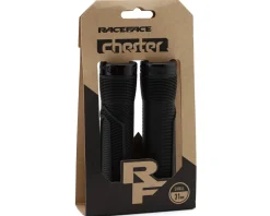 Race Face Grips & Handlebar Tape|Chester Lock-On Grips (Black/Black) (31mm)