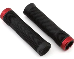 Race Face Grips & Handlebar Tape|Chester Lock-On Grips (Black/Red) (31mm)