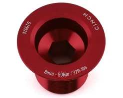 Race Face Cranksets & Parts|CINCH Crank Bolt w/ Washer (Gloss Red) (NDS) (M18)