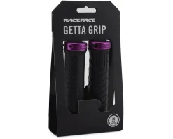 Race Face Grips & Handlebar Tape|Getta Grips (Black/Purple) (30mm)