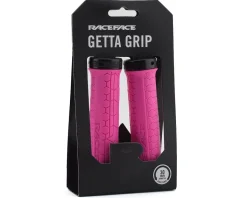 Race Face Grips & Handlebar Tape|Getta Grips (Magenta/Black) (30mm)