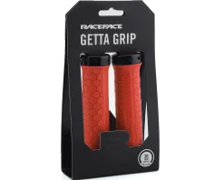 Race Face Grips & Handlebar Tape|Getta Grips (Red/Black) (30mm)