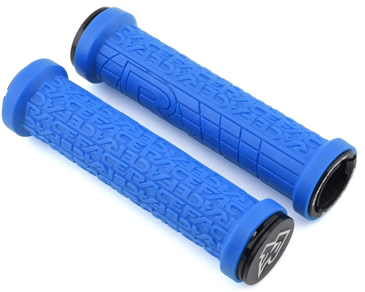 Race Face Grips & Handlebar Tape|Grippler Lock-On Grips (Blue) (30mm)
