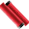 Race Face Grips & Handlebar Tape|Half Nelson Lock-On Grips (Red)