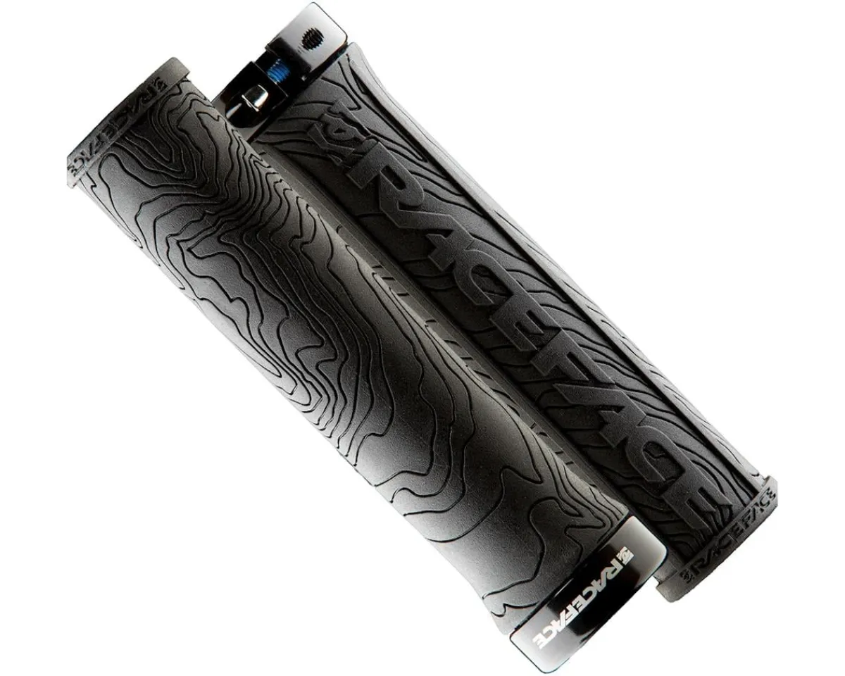 Race Face Grips & Handlebar Tape|Half Nelson Lock-On Grips (Black)