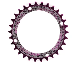 Race Face Chainrings & Accessories|Narrow-Wide Chainring (Purple) (1 x 9-12 Speed) (104mm BCD) (Single) (30T)