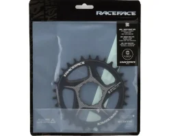Race Face Chainrings & Accessories|Narrow-Wide Cinch Direct Mount Chainring (Black) (Shimano 12 Speed) (Single) (30T) (Aluminum) (0mm Offset/SuperBoost)