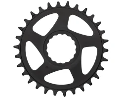 Race Face Chainrings & Accessories|Narrow-Wide Cinch Direct Mount Chainring (Black) (Shimano 12 Speed) (Single) (30T) (Aluminum) (0mm Offset/SuperBoost)