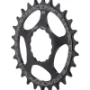 Race Face Chainrings & Accessories|Narrow-Wide CINCH Direct Mount Chainring (Black) (1 x 9-12 Speed) (Single) (24T) (3mm Offset/Boost)